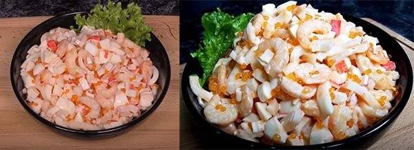 Салаты с крабовыми палочками