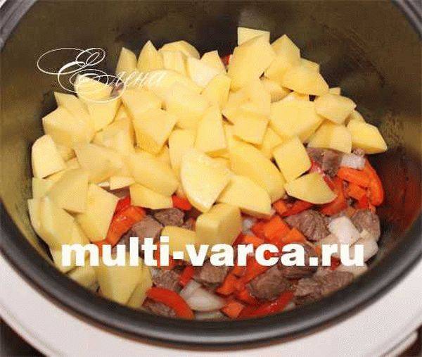 Овощное рагу со свининой в мультиварке с незабываемым вкусом!