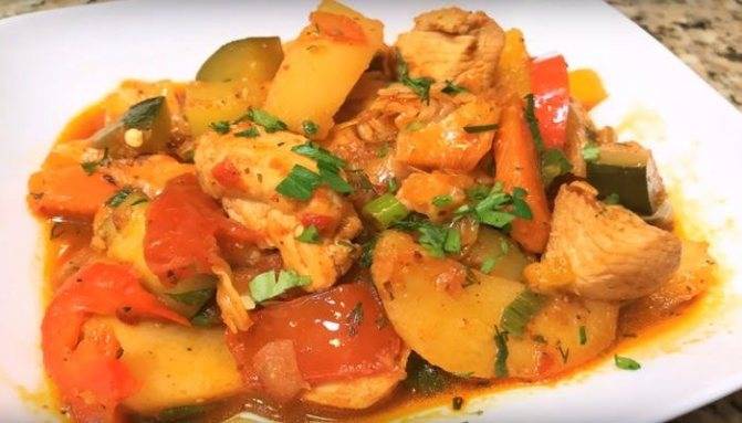Рагу с курицей и овощами: 6 рецептов