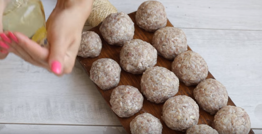 Котлеты с рисом и фаршем