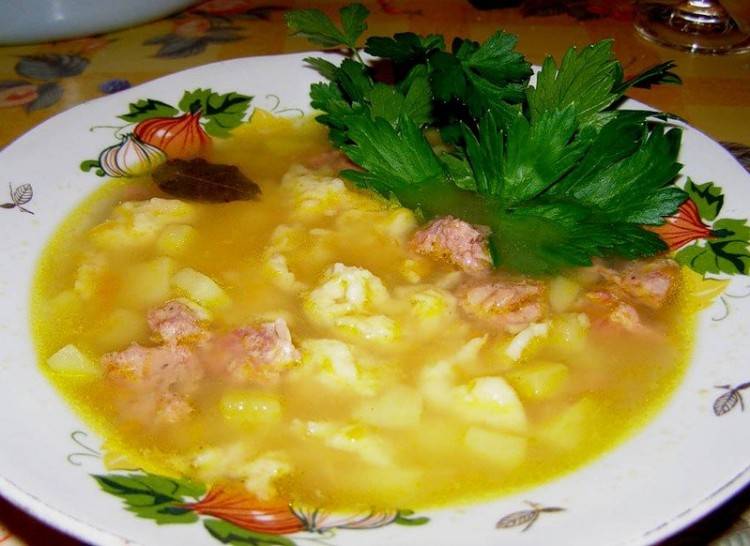 Классическая шурпа из свинины
