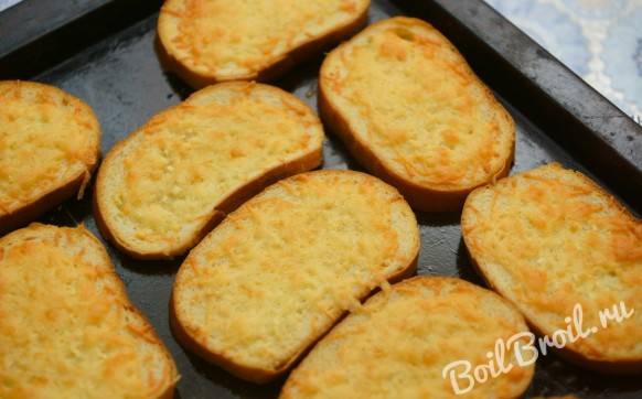 Гренки с чесноком